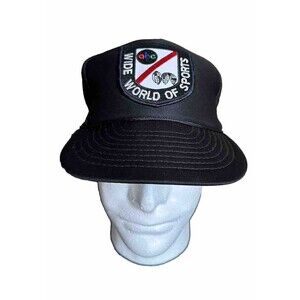 Vintage 80's ABC "Wide World Of Sports" Trucker Hat SnapBack